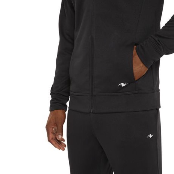 NEW Men’s Black Zip Tracksuit Hoodie - Picture 2 of 4